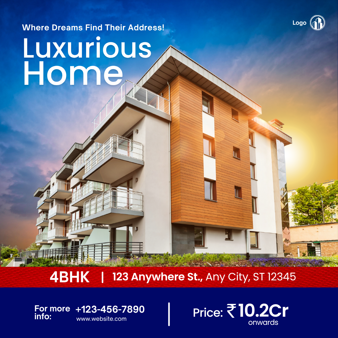 Social Media Design Portfolio Real Estate Campaign