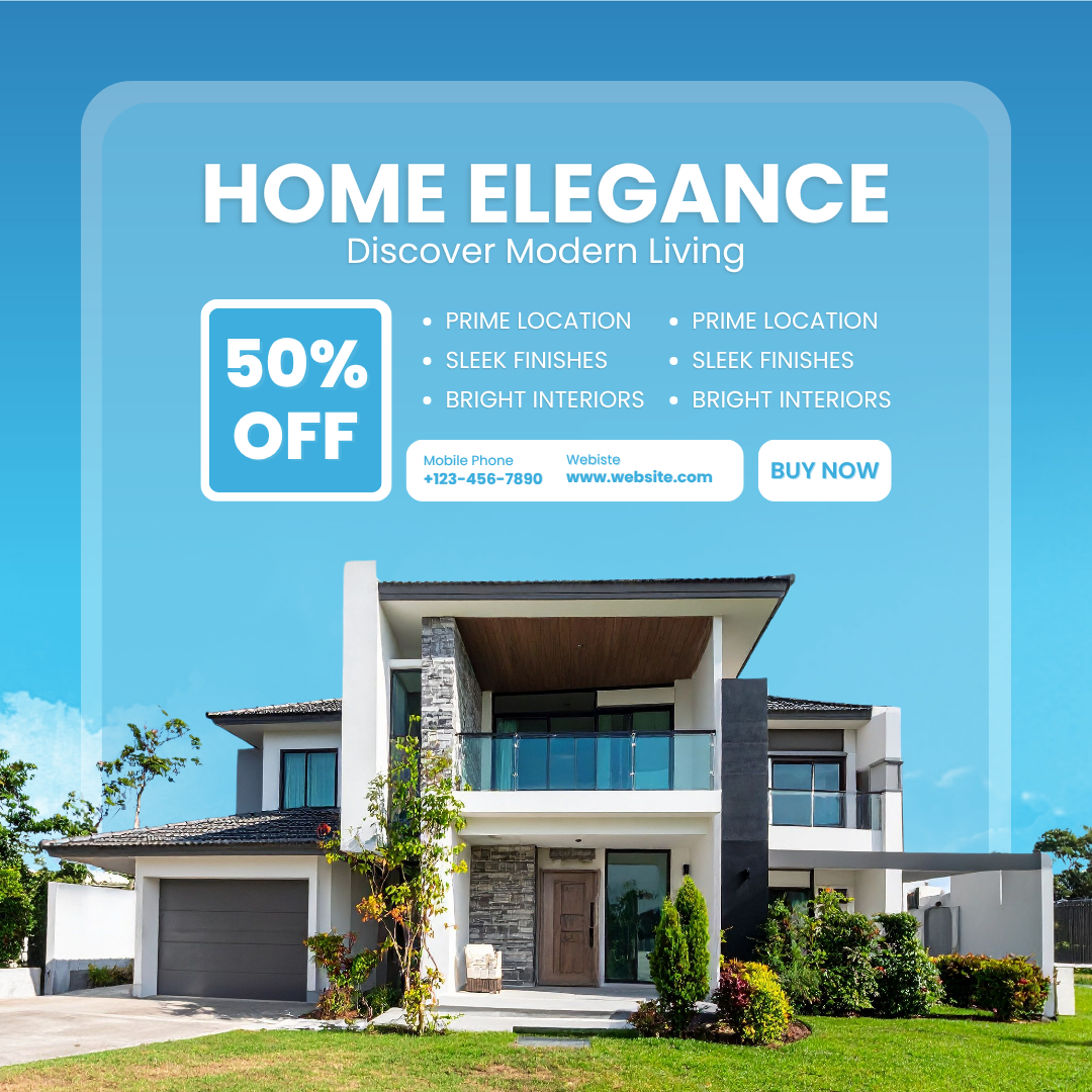 Social Media Design Portfolio Real Estate Campaign