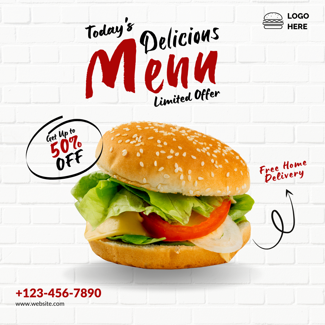 Social Media Design Portfolio Food Campaign