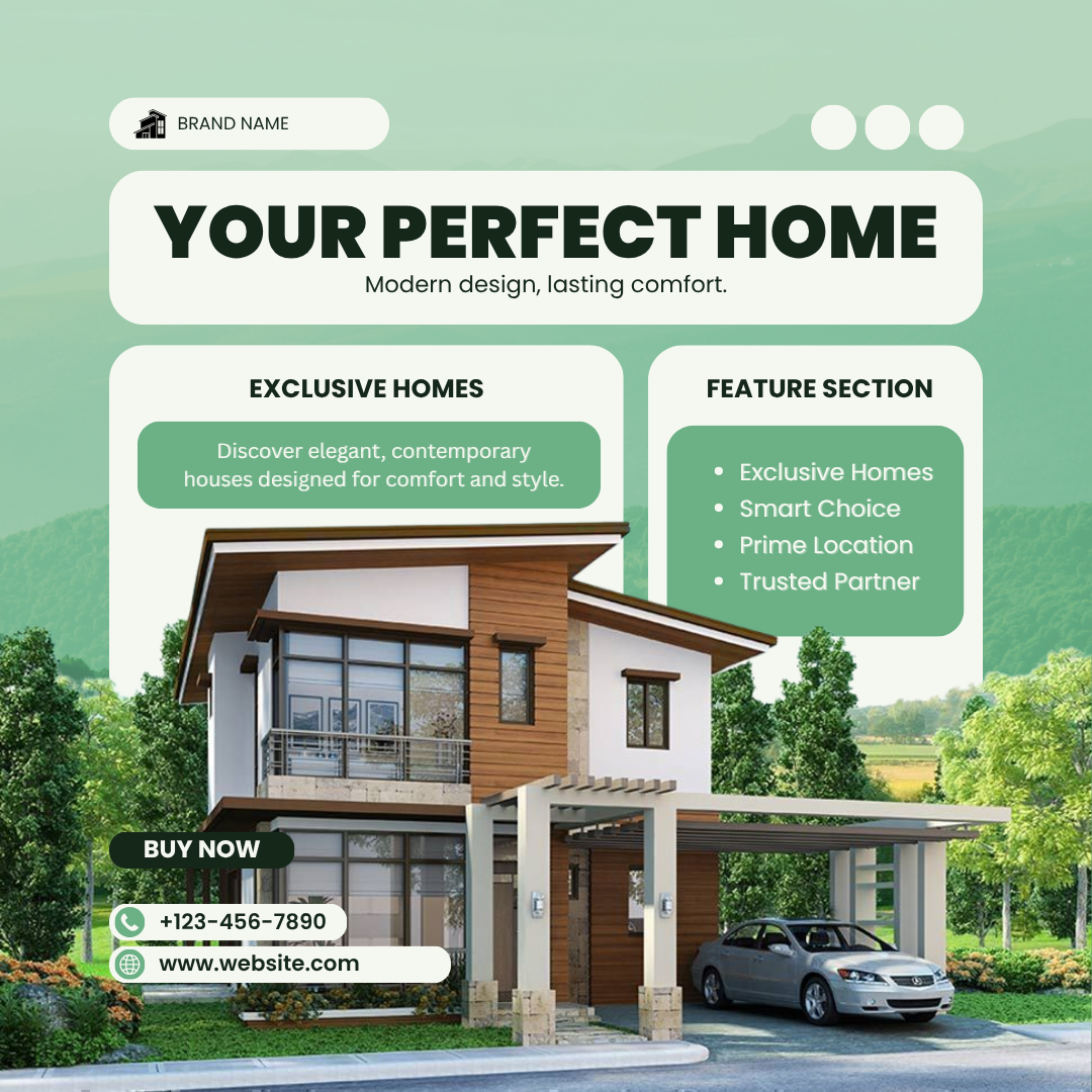 Social Media Design Portfolio Real Estate Campaign