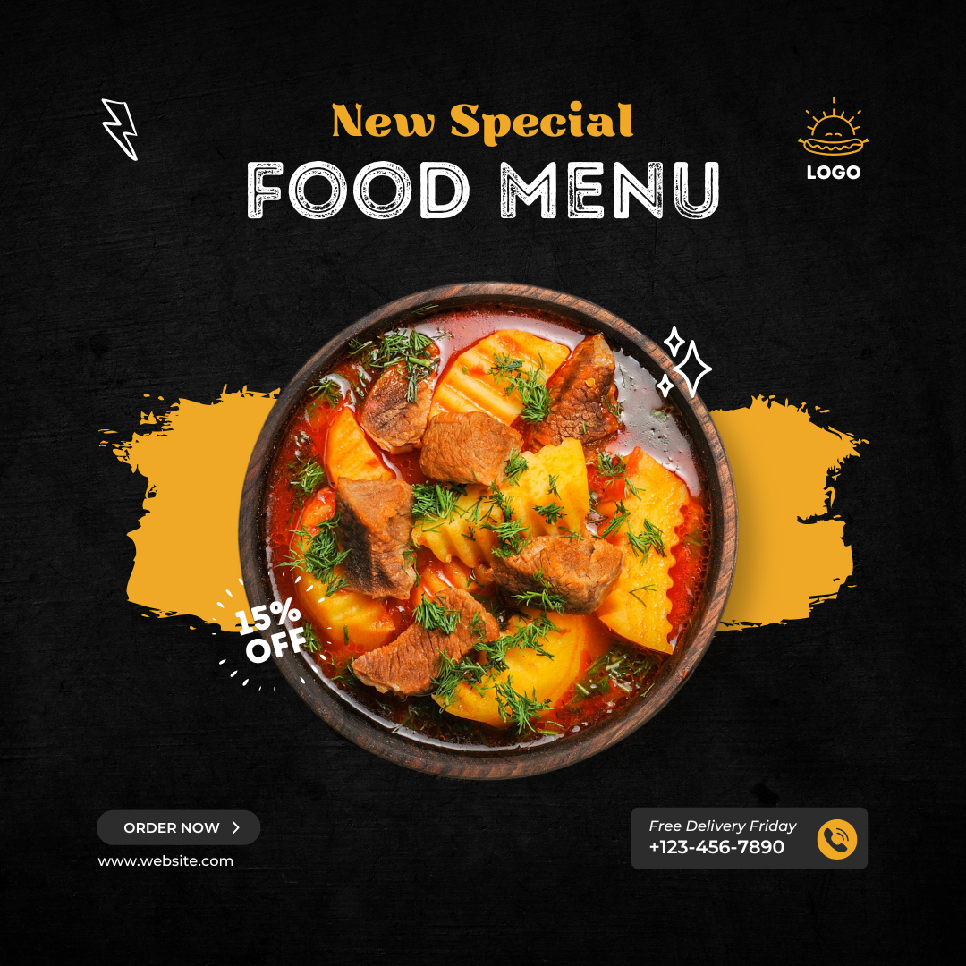 Social Media Design Portfolio Food Campaign