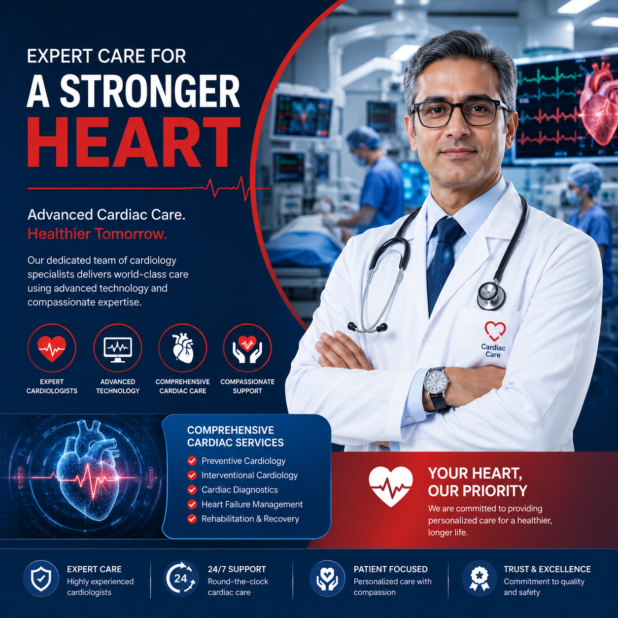 Social Media Design Portfolio Medical Campaign