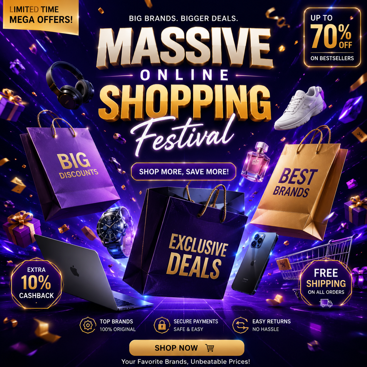Social Media Design Portfolio E-Commerce Campaign